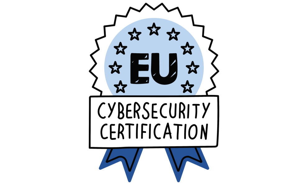 EU cybersecurity certification label square